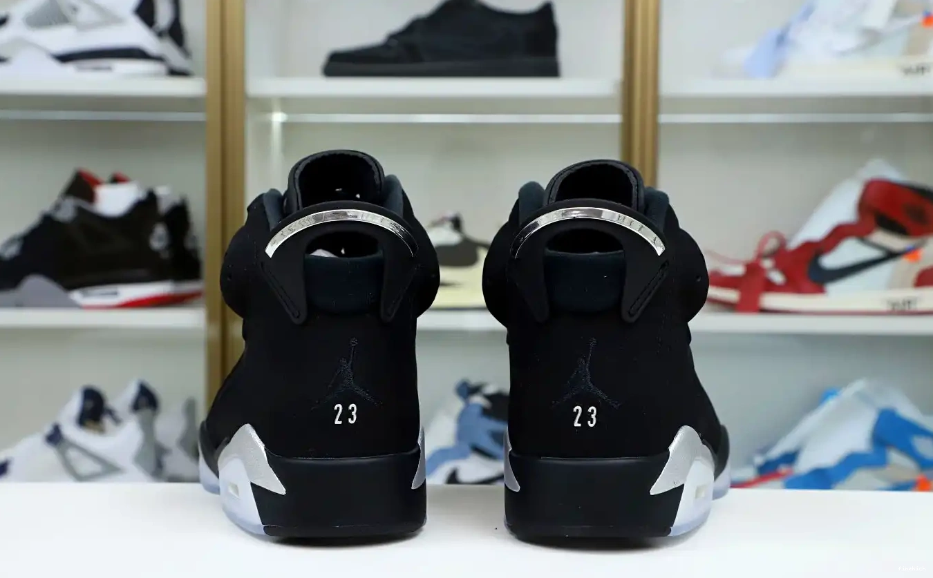 CHROME JORDAN 6 AIR 0406